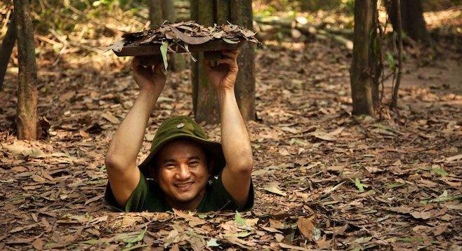 The Cu Chi Tunnels form an underground defense system in Cu Chi District, 70 km north-west of Ho Chi Minh City. The tunnels were excavated by the Viet Minh & The Viet Cong.