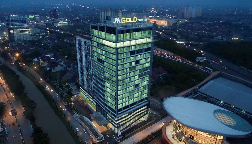 -13- (commercial office & apartment) M GOLD TOWER WEST BEKASI WEST JAVA PROJECT AREA: 4,135 sq.m TOTAL AREA (Gross): 38,850 sq.