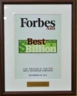 Forbes Asia Magazine Asia Best 200