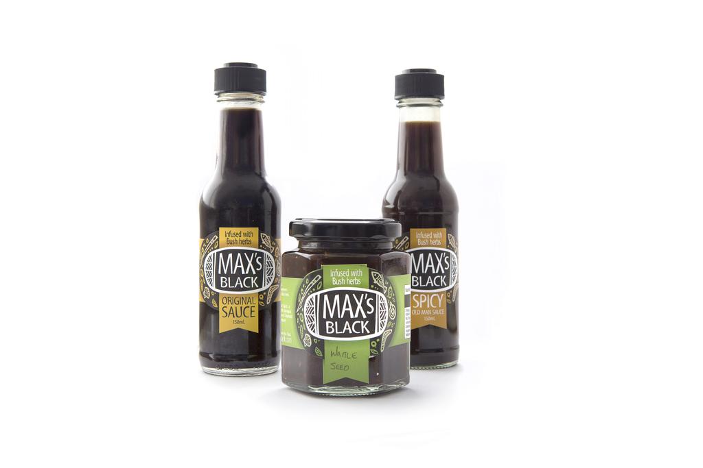 , Maxs Black Gourmet Bush Foods Unique and delicious range of Gourmet Bush Foods Opportunity to supply to Corporates and
