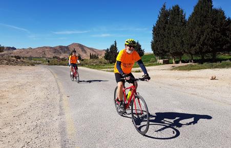 Arrival in Israel Days 3 9: Sunday, March 10 through Saturday, March 16 Cycle the 3 Seas Bike Ride OR Jesus Trail Hike Nazareth Project (NPI) is arranging group travel and three days of touring in