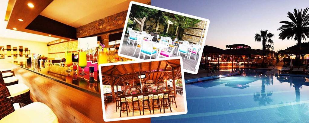 Bars BARS LOCATION OPENING CLOSING TIMES PAYABLE DESCRIPTION Garden Bar Main Building 08:00-24:00 The Garden Bar is situated in a spacious seatng area where you can enjoy many hours of pleasant