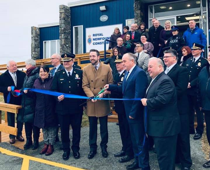 Royal Newfoundland Constabulary Detachment Officially Opens in Town On December 6, Mayor Terry French was joined by Joe Boland, Chief of the Royal Newfoundland Constabulary (RNC), and the Honourable