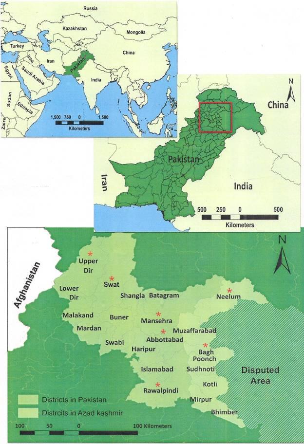 VEGETATION ENVIRONMENT RELATIONSHIP OF CONIFER DOMINATING FORESTS OF HIMALAYAN REGION 579 Fig. 1.