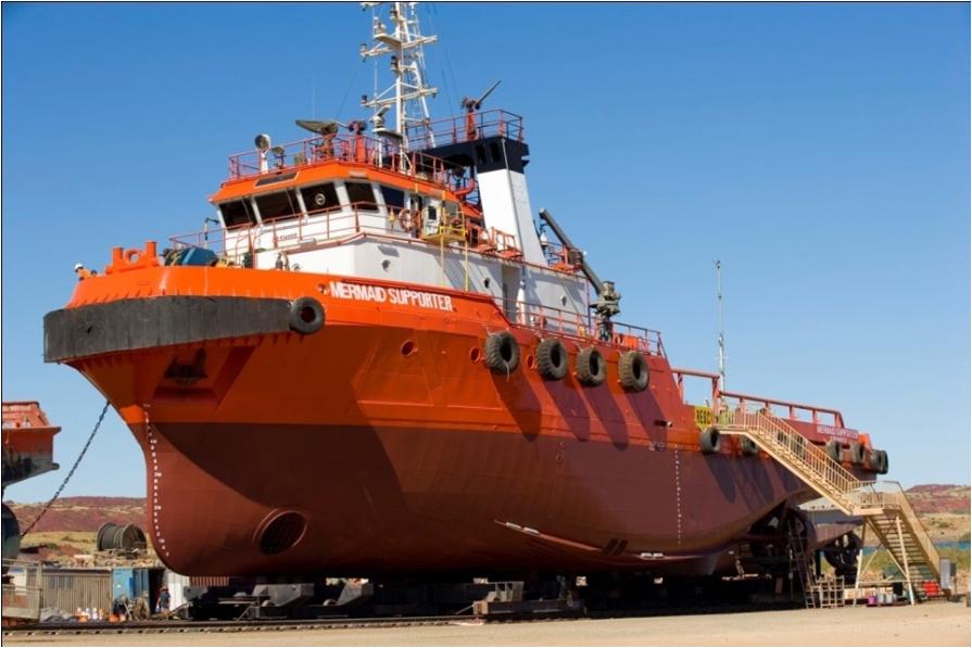 Dampier Slipway Operations Increased number of vessels operating in NWS driving increased demand for Slipway services Key Services Routine and emergency docking Mobilisations Maintenance and repair