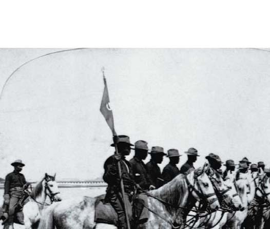 These African- American troops prepare for battle during the Spanish- American War. 125,000 Americans had volunteered to fight.