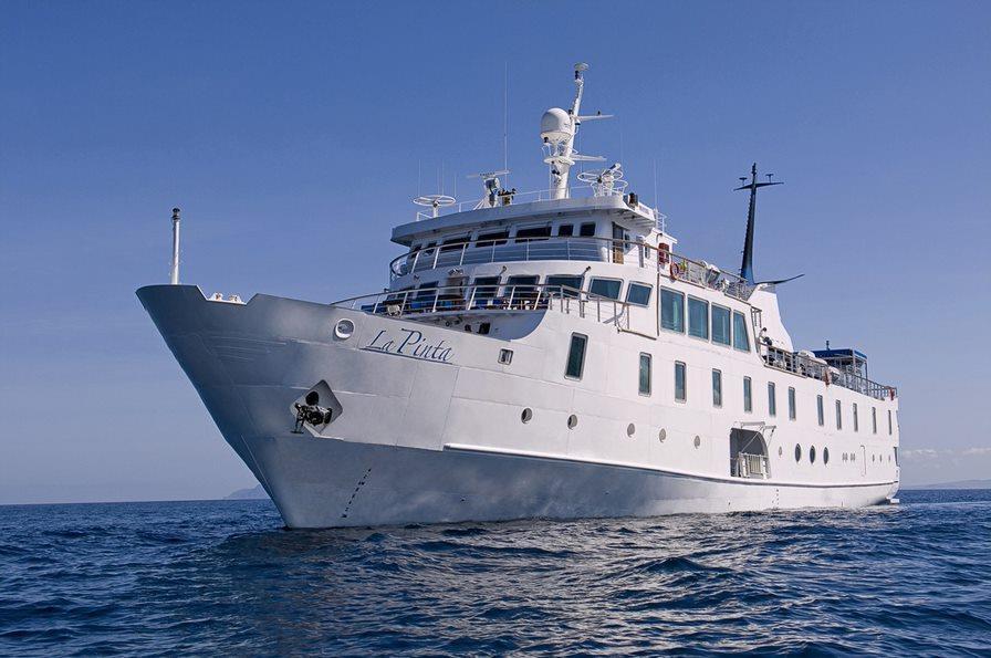 Your Vessel M/Y La Pinta Offering 24 cabins to accommodate a maximum of 48 guests, La Pinta is a luxury cruise ship.