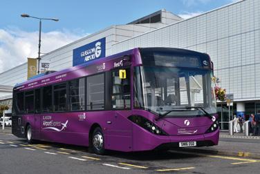 Airport - city in just 5 mins* Extensive bus network for easy connections Take the Express route! The Glasgow Airport Express is the fastest link between Glasgow Airport and the City Centre.