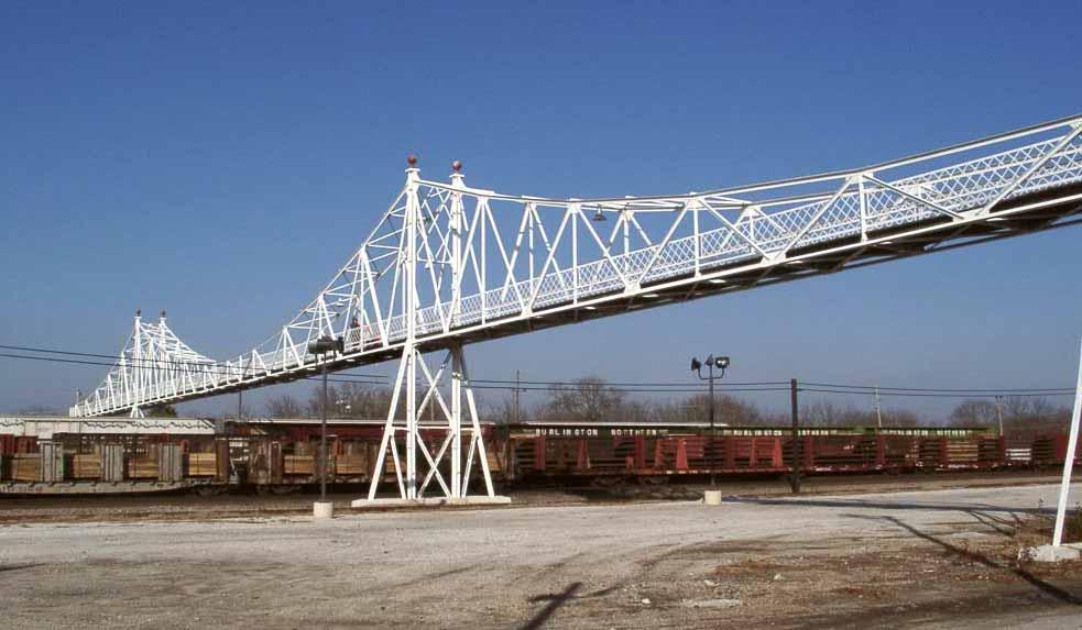 Jefferson Avenue footbridge at Springfield, Missouri. Rail-Fanning is Alive and Well in Springfield, Missouri!