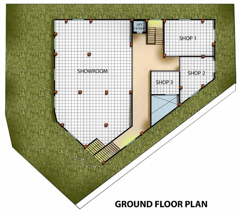 Typical Floor Plan: Ground Floor N Area Statement Shop No.