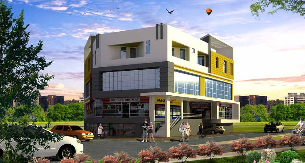 Front Elevation Architect: Creative Designers, Patna Note:- This is an artist's rendering based on current development concepts