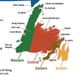 1 Newfoundland Route in Detail 2014 We only mention campgrounds that we recommend.