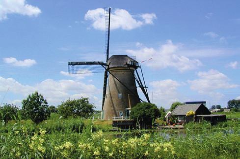 wood, or built on polders. The 1521 windmill from Blokweer was unfortunately destroyed by fire in 1997, but every effort has been made to restore it to its original state.