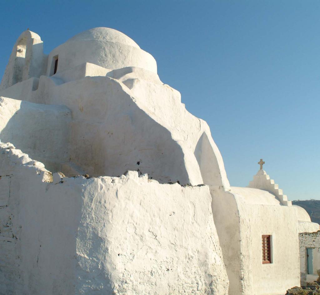 When talking about Mykonos, white is intimately bound up with the island's very existence.