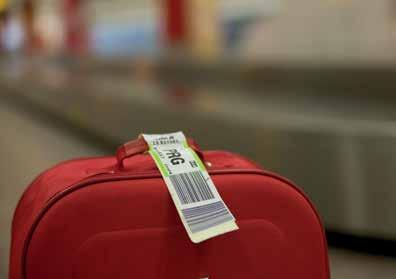 BAGGAGE MANAGEMENT The business case is compelling: the rollout of RFID, which can accurately track passengers baggage in realtime across key points in the journey, holds the potential to save the