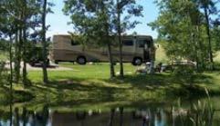 Big rig friendly, extended and long-term sites, gravel pads, patios and picnic tables on site. 15/30/50 AMP service. Tent sites. RVs up to 45. All our sites are large and spaced far apart for privacy.