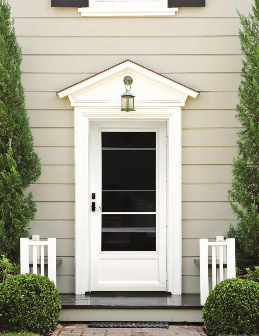STORM DOORS Every storm door is individually customized to the highest standards in the residential market for homeowners who appreciate impeccable, uncompromising quality.