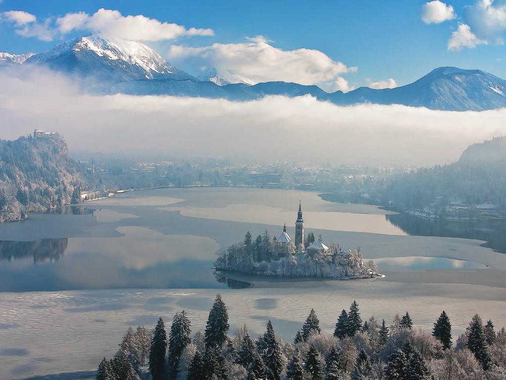 BLED A JEWEL AMONG THE ALPS Create memorable swimming experience in the idyllic alpine gem The eternal allure of Bled lies in its magical lake, a shimmering body of crystalclear water embraced by a