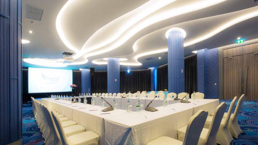 State-of-the-art meetings technology is featured, with full light and sound system, and Wi-Fi access point.