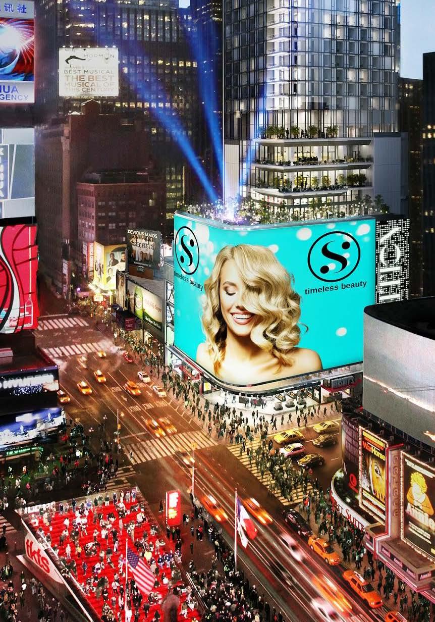 AN UNPARALLELED PROPOSITION 20 Times Square is designed for maximum brand integration with four customer engagement platforms to reach millions.