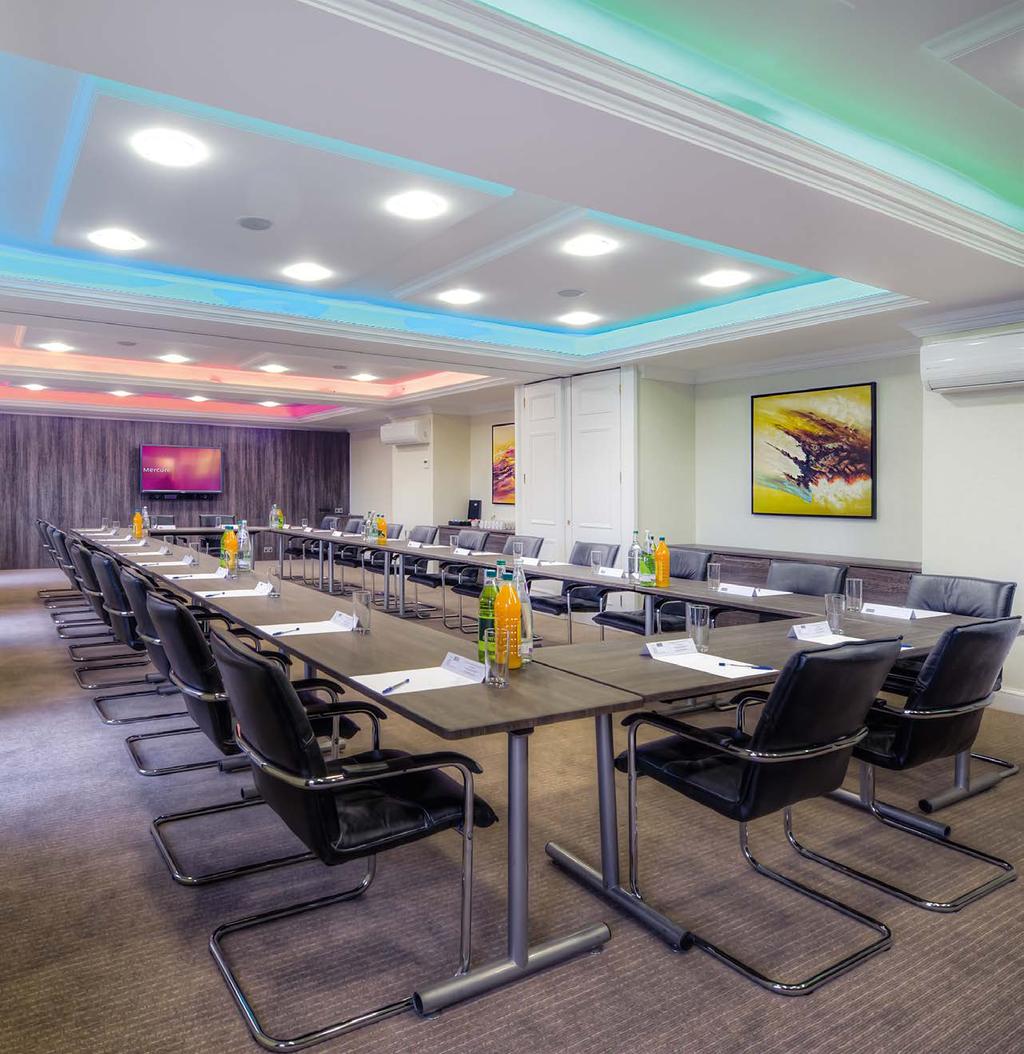 Meet with Mercure 06 We offer a range of fully inclusive, flexible packages that can be tailored around your individual meeting requirements.
