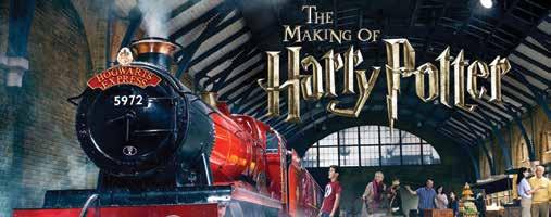 Saturday 2nd Sunday 3rd November Monday 4th Friday 8th November HARRY POTTER STUDIO A must-do tour for any Harry Potter fans!