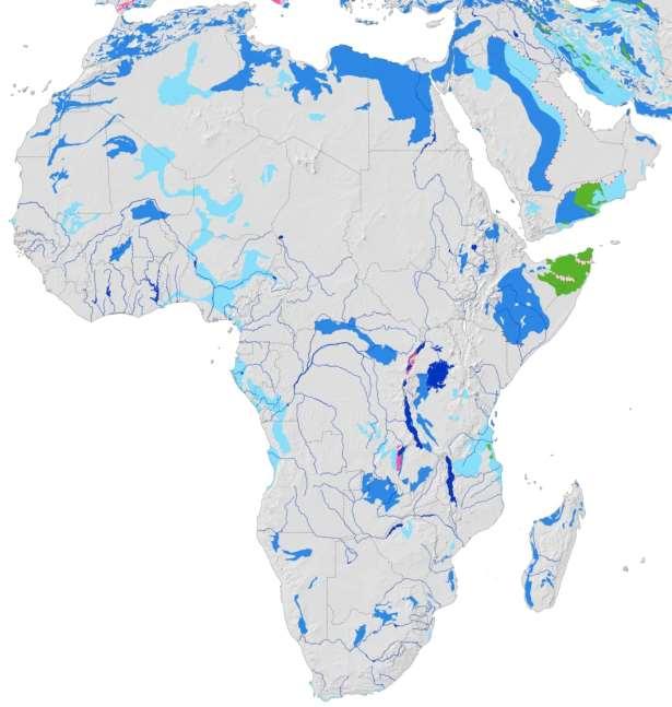 Karst Aquifer Map of Africa Carbonate