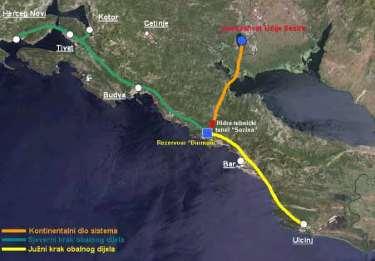 New intake for Montenegro coast Sub lacustrian springs in Skadar basin The total