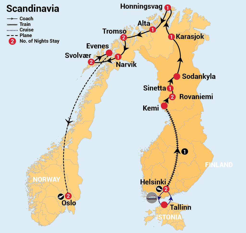 19 Day Norway Winter Wonderland FROM $8,999 PER PERSON, TWIN SHARE Scandinavia, tis always the season.