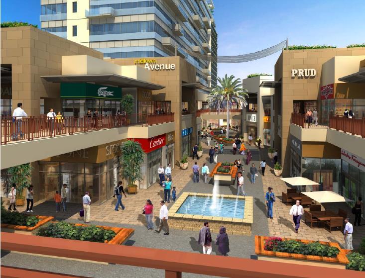 PLANNING & D ESIGN ELEMENTS Richly Landscaped Promenade and Plazas with Exotic Water Bodies, landscaping, Sit-Outs, food kiosks etc.