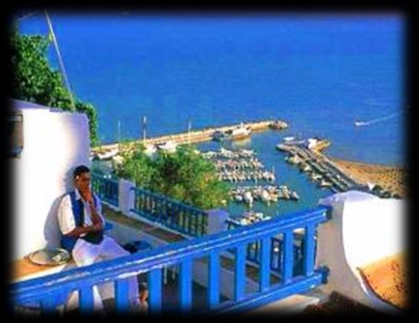 Sidi Bou Said, this lovely blue and white village, gaily perched on the cliffs overlooking the Bay of Tunis, is perhaps the most cherished