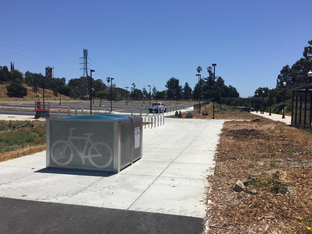 CONSTRUCTION STATIONS: The first round of bike lockers were installed the week of June 5 th. The second round of installations began June 19 th.