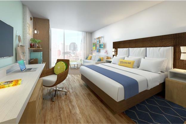 Fact Sheet Overview: With a no worries, tropical vibe, Margaritaville Nashville Hotel will be an urban escape in the heart of Music City.