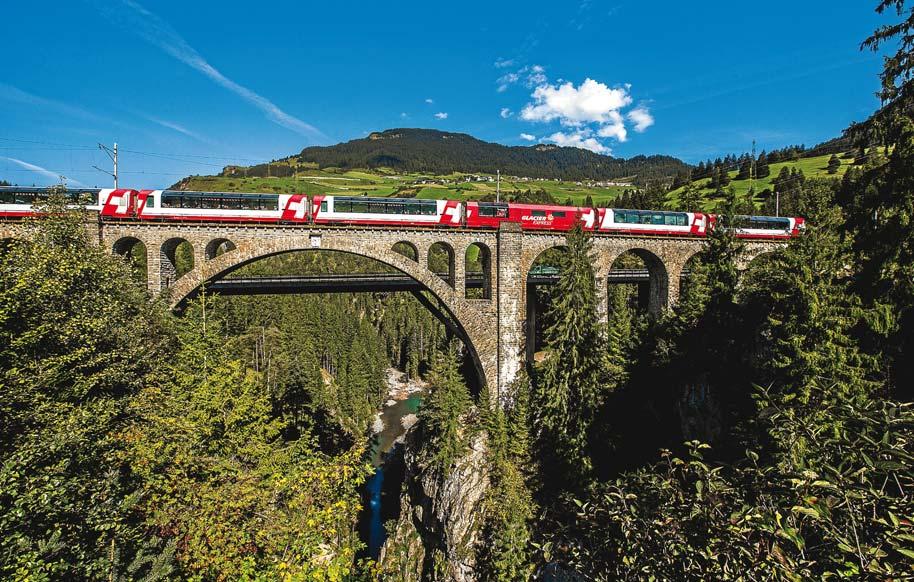 Glacier Express Glacier Express Build your own itinerary - Add additional nights in Brig or Chur - Upgrade your hotel room - Upgrade to 1st class Swiss Travel Pass 172 -