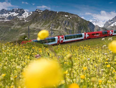Brig to Chur including lunch Fully detailed itinerary sent with all tickets The Swiss Travel Pass is valid on trains, PostBuses, boats and scenic trains.