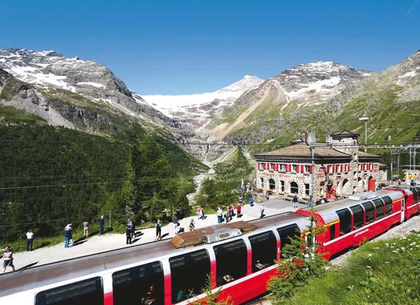SWISS TRAVEL PASS See page 10 for details 8 day Glacier Express and Bernina Express holiday 3 nights in Zermatt and 4 nights in St.