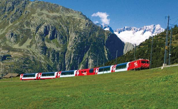 SWISS TRAVEL PASS See page 10 for details 12 day Swiss Grand Tour featuring the top scenic journeys 2 nights each in Interlaken, Zermatt, St.