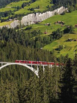 Arosa Line This delightful line climbs 1,000m in one hour from Chur, the old capital of the Graubünden region, to the attractive resort of Arosa.