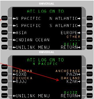HOW IT WORKS AFN LOGON The pilot triggers the initial AFN