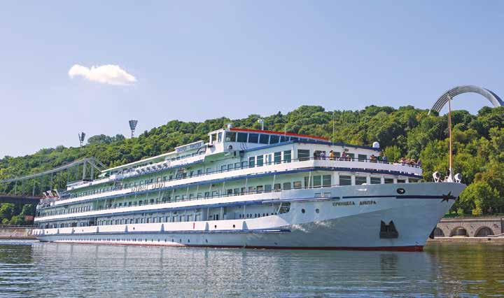 Deluxe Cabin Standard Twin Cabin MS DNIEPER PRINCESS F or this culturally rich tour we have taken an allocation of cabins aboard the mixed-nationality MS Dnieper Princess which accommodates a maximum