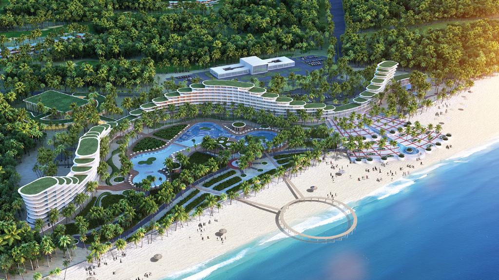 BINH DINH FLC QUYNHON BEACH & GOLF RESORT (1,300 ha; 5-star hotel,