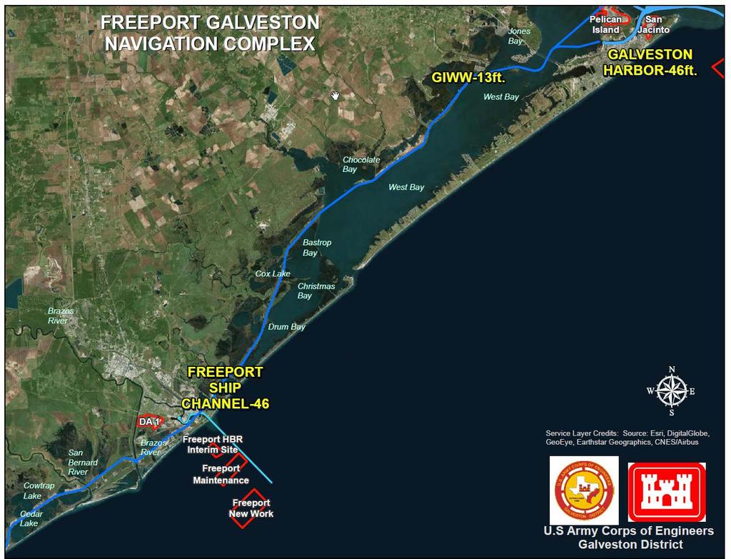 Ongoing contracts: PA1 Dike Raising, Herve Cody (June 2019 finish) ONGOING AND UPCOMING CONTRACTS FREEPORT COMPLEX Upcoming contracts: Freeport Harbor Jetty and Inside Channel, awarded to Dutra