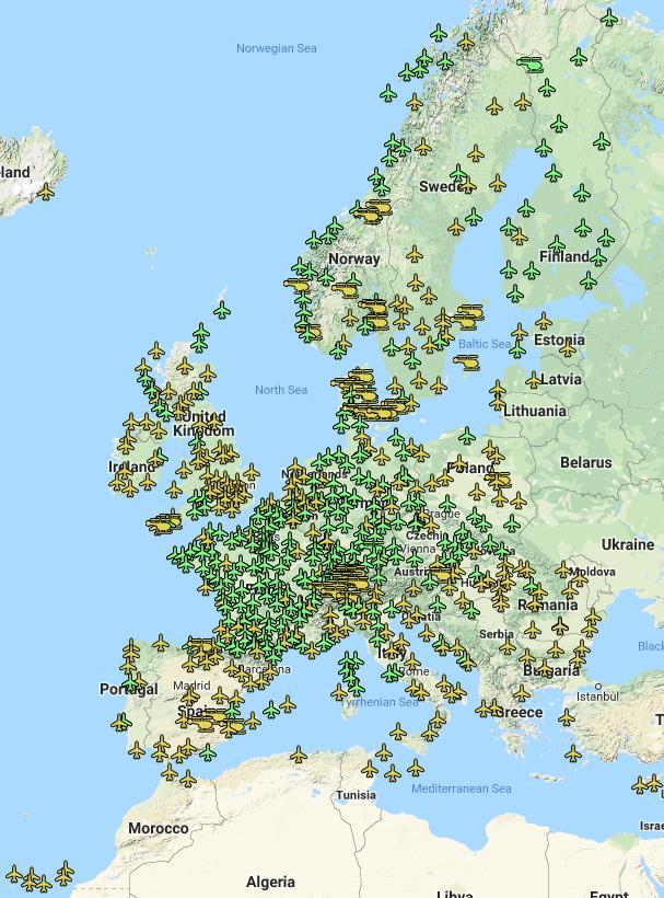 More than 500 EGNOS based procedures implemented as of today 551