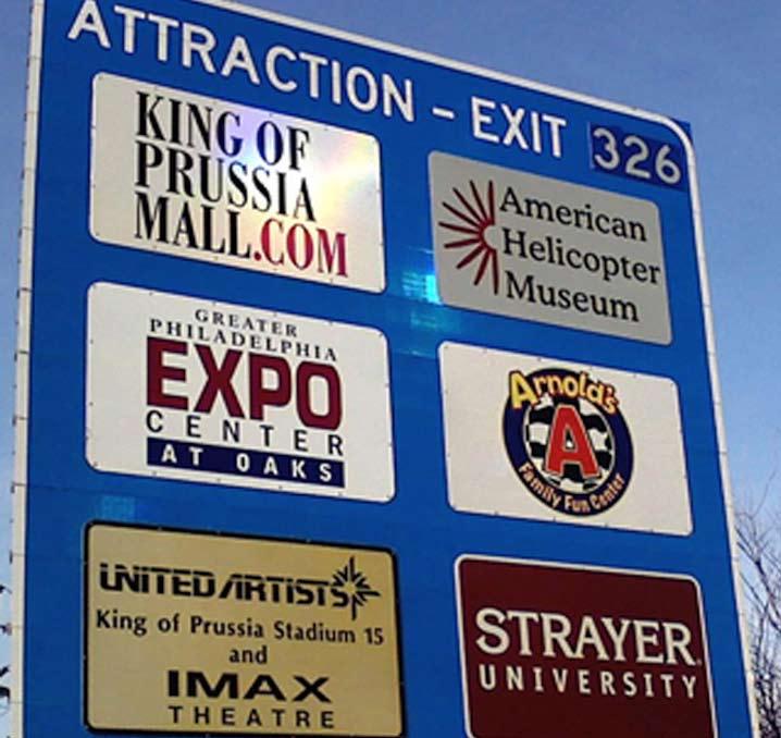 Attraction Logo Signs Provide additional exposure and the directional benefits of outdoor billboards - at a fraction of the cost.