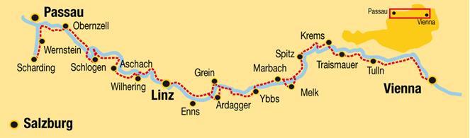 ITINERARY Day 1: Arrive Schärding or Passau Start in Schärding: Our tour partners office is located in Schärding.