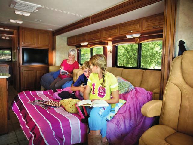 Personalize your coach with a choice of stylish décors and wood