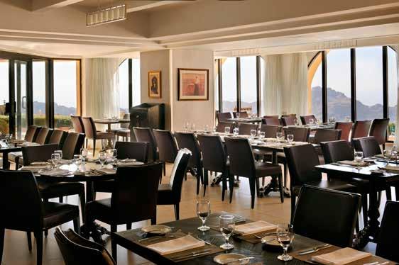 RESTAURANTS & LOUNGES DUSHARA 1 st floor (150 seats) Casual dining in unmatchable surroundings, French windows to let in the natural sunshine and views of the rich soil of the mountains, this is