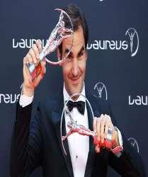 2018 Laureus Awards: Roger Federer had won the Australian Open and Wimbledon titles in 2017.