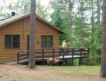 Cabins amid the trees Great fishing Spacious quarters Deep in the heart of Minnesota