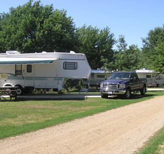 There is a camper disposal station on property for your